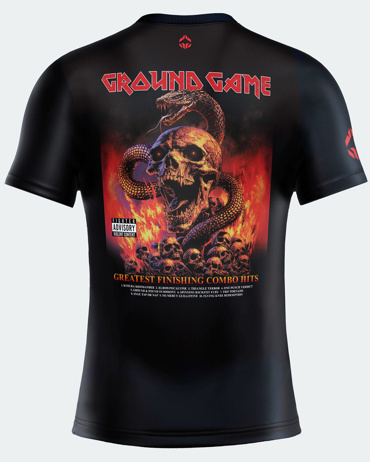 GroundGame inferno RASHGUARD-BLACK